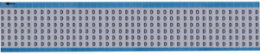 Solid Letters Scored Wire Marker Card, D, Aluminum Foil