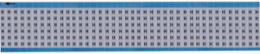 Solid Letters Scored Wire Marker Card, H, Aluminum Foil