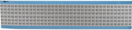 Solid Letters & Numbers Scored Wire Marker Card, H2, Aluminum Foil