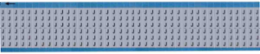 Solid Letters Scored Wire Marker Card, J, Aluminum Foil
