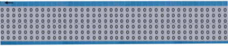 Solid Letters Scored Wire Marker Card, O, Aluminum Foil