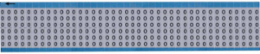 Solid Letters Scored Wire Marker Card, O, Aluminum Foil