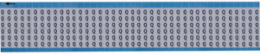 Solid Letters Scored Wire Marker Card, Q, Aluminum Foil