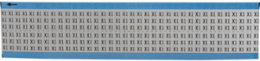 Solid Letters & Numbers Scored Wire Marker Card, X1, Aluminum Foil