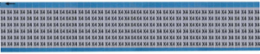 Solid Letters & Numbers Scored Wire Marker Card, X4, Aluminum Foil
