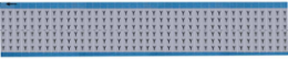 Solid Letters Scored Wire Marker Card, Y, Aluminum Foil