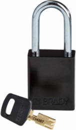 SafeKey Lockout Padlock 1.5 Inch Steel, Keyed Different, Corrosion-Resistant