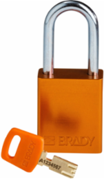 SafeKey Lockout Padlock 1.5 Inch Steel Keyed Different, Corrosion-Resistant Aluminum