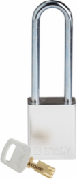 SafeKey Aluminum Lockout Padlock 3 Inch Body Size, Keyed Different
