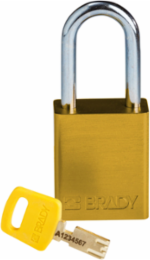 SafeKey Aluminum Lockout Padlock 1.5 Inch Steel Shackle Keyed Different