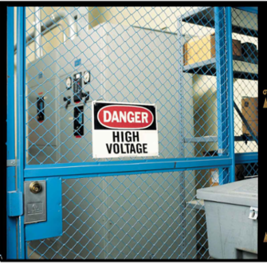 2.25 Inch x 3 Inch Indoor/Outdoor Vinyl Labels, Roll of 300, OSHA DANGER