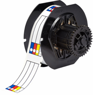 RTK Vinyl Labels, 1.125 Inch H x 3 Inch W, Roll of 300, Outdoor Use