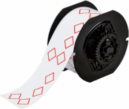 GHS CLP Vinyl Labels, 2.17 Inch H x 3.35 Inch W, Red on White