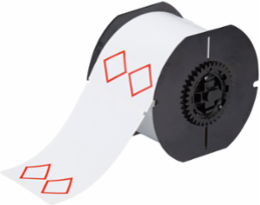 GHS CLP Vinyl Labels, 2.95 Inch H x 4.33 Inch W, Red on White, Durable Vinyl