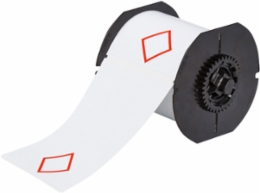 9 GHS CLP Vinyl Labels, 4.13 Inch H x 6.1 Inch W, Red on White, 200 Labels/Roll