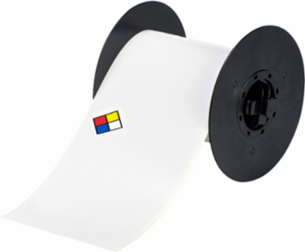 Indoor/Outdoor Vinyl Labels, 4 Inch H x 6.25 Inch W, Roll of 170, NFPA Diamond