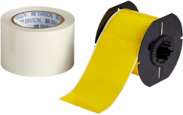 ToughStripe Polyester Labels, 3 Inch x 100 ft, Yellow, Ultra Aggressive Adhesive