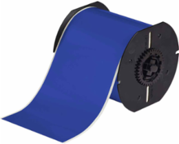 Low Halide Polyester Label 4 Inch x 100 ft Blue, Durable Abrasion-Resistant