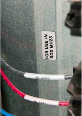 Raised Panel Polyester Labels, 1 Inch H x 4 Inch W, Roll of 300, Silver