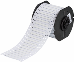 PermaSleeve Polyolefin Wire Marking Sleeves, 0.125 Inch Dia x 1 Inch W, White