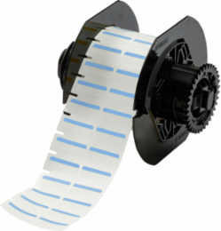 B-494 Color Polyester Labels 0.375 Inch H x 1 Inch W, Chemical Resistant, 1500/Roll