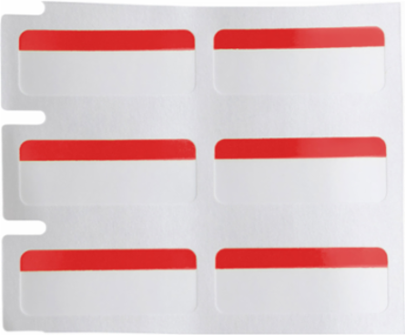 Color Polyester Labels 0.375 Inch H x 1 Inch W, 1500 Labels/Roll