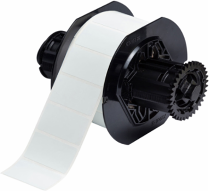 Freezerbondz Polyester Laboratory Labels, 1 Inch H x 1.9 Inch W, Roll of 1500 Labels, White