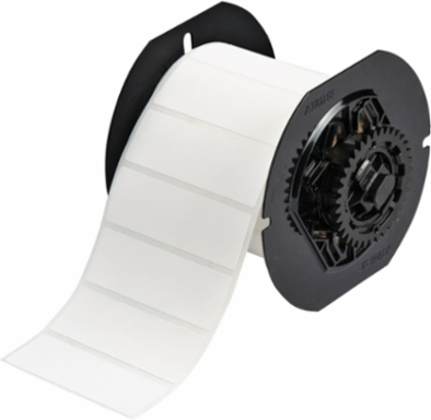 Polypropylene Labels, 1 Inch H x 3 Inch W, Abrasion & Chemical Resistant, 1500 Labels/Roll