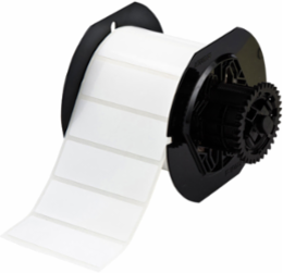 Permanent Polyester Labels, 1 Inch H x 3 Inch W, Glossy White, Thermal Transfer Printable