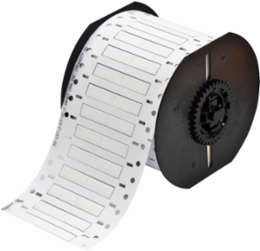 PermaSleeve Polyolefin Wire Marking Sleeves, 0.187 Inch Dia x 1 Inch W, White