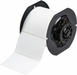 Permanent Polyester Labels, 2 Inch x 3 Inch, Glossy White, Aggressive Adhesive