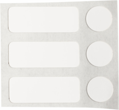 Polypropylene Laboratory Labels, 0.375 Inch H x 1 Inch W, Roll of 1500 Labels