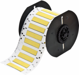 PermaSleeve Heat-Shrink Wire Marking Sleeves 0.25 Inch Dia x 2 Inch W, Yellow, Roll of 500