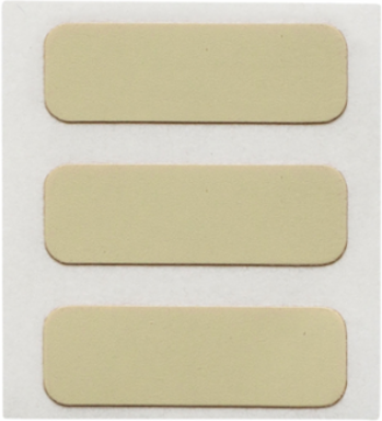 Amber Polyimide Labels 0.75 Inch H x 0.25 Inch W, Heat Resistant, 5000 Labels/Box