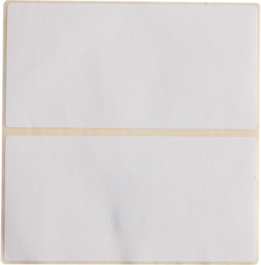 Paper Labels 2 Inch x 4 Inch, Roll of 750, Permanent Rubber Adhesive