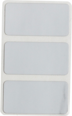 Metallized Matte Polyester Labels, 0.5 Inch H x 1 Inch W, Roll of 2500 Labels