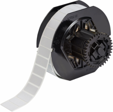 Metallized Matte Polyester Labels, 0.5 Inch H x 1 Inch W, Roll of 2500 Labels