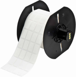 Nylon Cloth Labels 0.75 Inch H x 0.5 Inch W, Roll of 1500 Labels