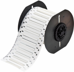PermaSleeve Polyolefin Wire Marking Sleeves 0.094 Inch Dia x 2 Inch W, White