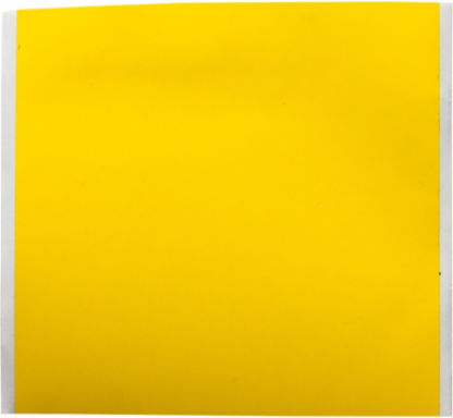 3 Inch x 85 ft Yellow Polyvinyl Fluoride Label, UV-Resistant, Permanent Acrylic Adhesive