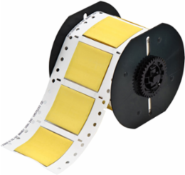 PermaSleeve Heat-Shrink Polyolefin Sleeves, 1 Inch Dia x 2 Inch W, Yellow