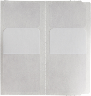 Rotating Vinyl Wire Labels 1.75 in H x 1 in W Vinyl White/Translucent 250 /RL