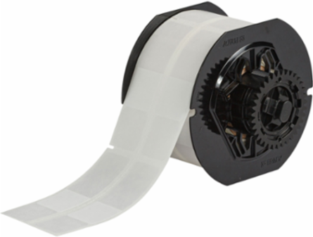 Rotating Vinyl Wire Labels 2.75 in H x 1 in W Vinyl White/Translucent 350 /RL