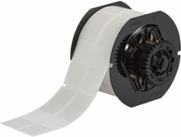 Rotating Vinyl Wire Labels 2.75 in H x 1 in W Vinyl White/Translucent 350 /RL