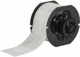 Rotating Vinyl Wire Labels 3.125 in H x 1 in W Vinyl White/Translucent 300 /RL