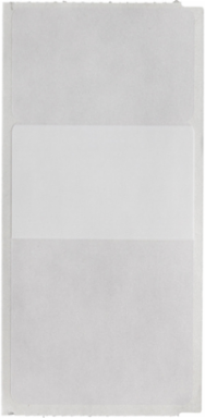 Rotating Vinyl Wire Labels 3.125 in H x 2 in W Vinyl White/Translucent 250 /RL