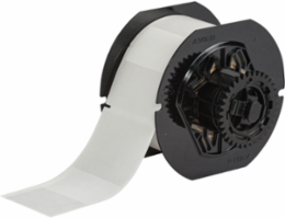 Rotating Vinyl Wire Labels 3.125 in H x 2 in W Vinyl White/Translucent 250 /RL