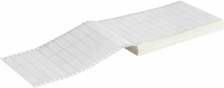 DATAB Paper Labels, 0.9" H x 2" W, Pack of 5000 Labels