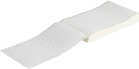 DATAB Matte Polyester Labels, 0.375" H x 2" W, Pack of 10000 Labels