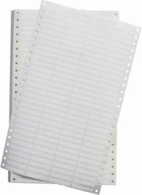 DATAB Matte Polyester Labels, 0.25" H x 1.5" W, Pack of 5000 Labels